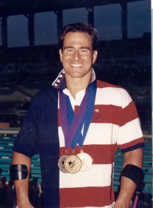 Brebory Burns Atlanta Olympic Gold Medal Winner